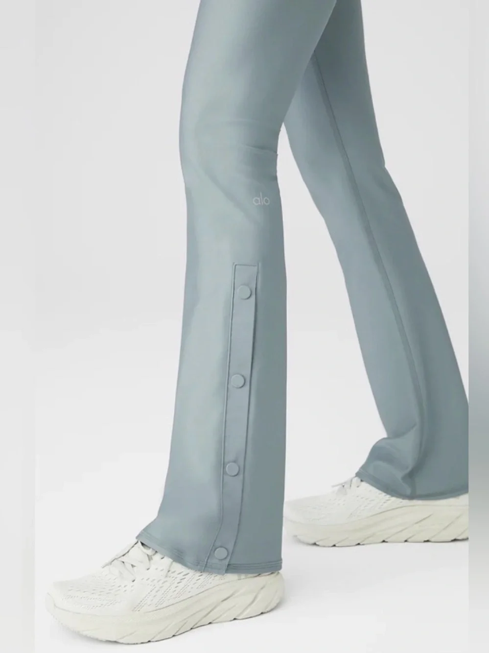 ALO Yoga Airlift Game Changer High Waist 7/8 Flare Leggings- Cosmic Grey/ Size M